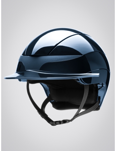 XANTO - standard Visor blau glänzend Reithelm