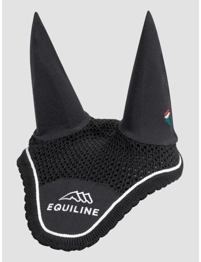 OUTLINE - HORSE EARNET WITH EMBROIDERY  BLACK