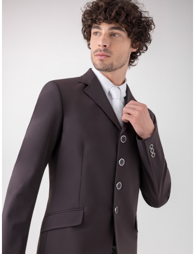 RACK – Veste de compétition ajustée marron pour homme