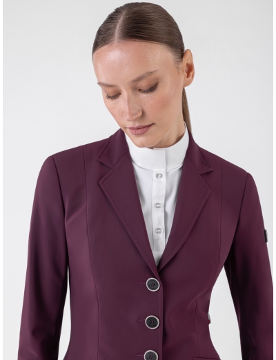 GAIT – Veste de compétition ajustée bourgogne pour femme