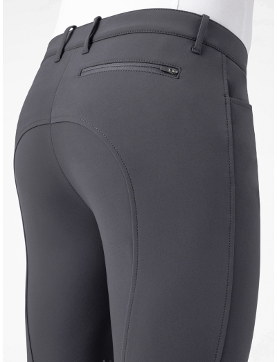 BARTEK - Pantaloni da uomo BX-TECH grigi con grip al ginocchio