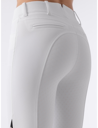 ADELLEK – Pantalon blanc B-MOVE pour femmes full grip taille haute