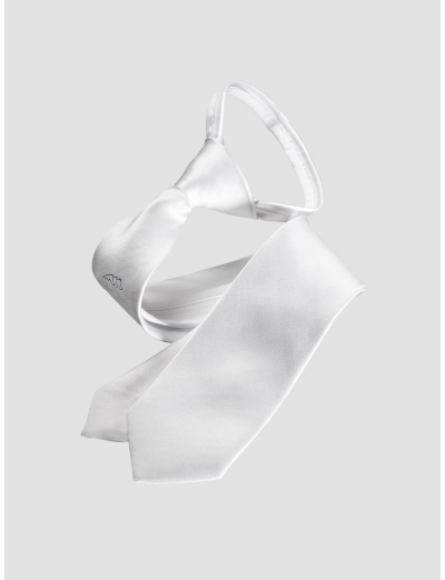 NEW QUICK TIE - CRAVATTA QUICK SYSTEM BIANCO