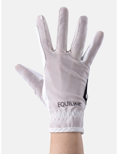 SUMMER RIDING GLOVES WHITE