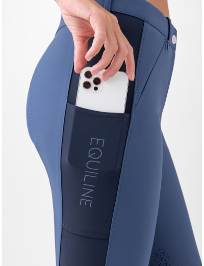 Pantalon à taille haute knee grip pour femme blue wing teal