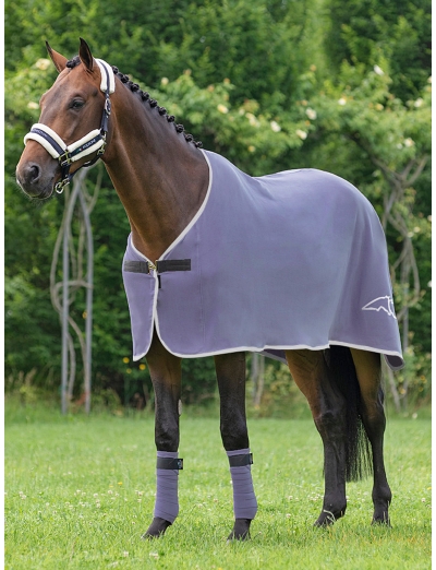 LAVENDER FLEECE RUG POLAR TECH