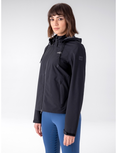 VESTE IMPERMEABLE NOIR POUR FEMMES