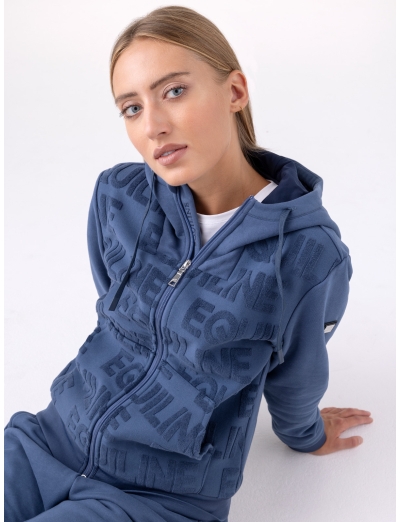 Blue wing teal women's hoodie