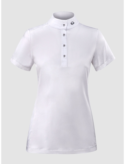 WHITE WOMEN'S COMPETITION POLO SHIRT