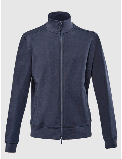 BLUE MEN'S FULLZIP  SWEATSHIRT