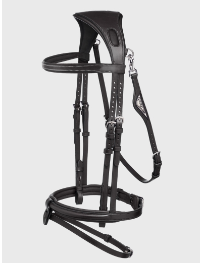 BLACK READY TO RIDE JUMPING BRIDLE