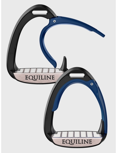 NAVY BLUE X-CEL JUMPING STIRRUP WITH SAFETY SYSTEM